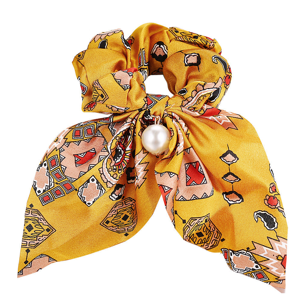 Pearl Pendant Hair Tie